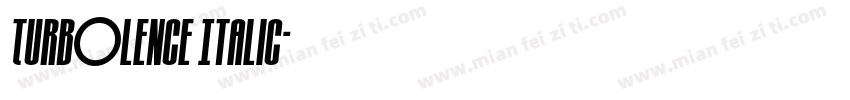 Turb0lence Italic字体转换